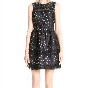 COPY - Gorgeous Kate Spade Fit and Flare lace and polka dot dress, size 10